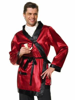 Smoking Jacket Adult Costume Set - Click Image to Close