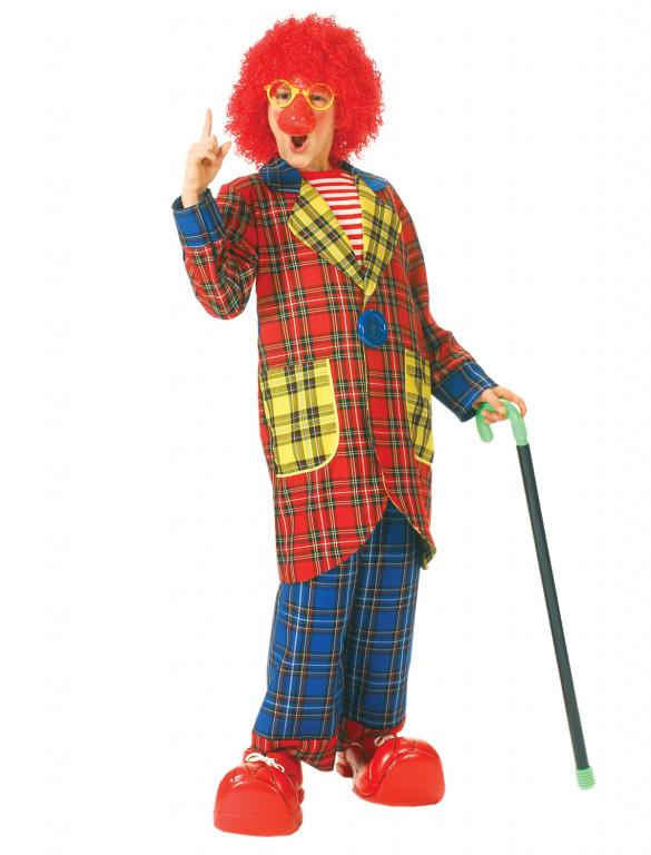 Plaid Pickles Clown Child Costume - Click Image to Close