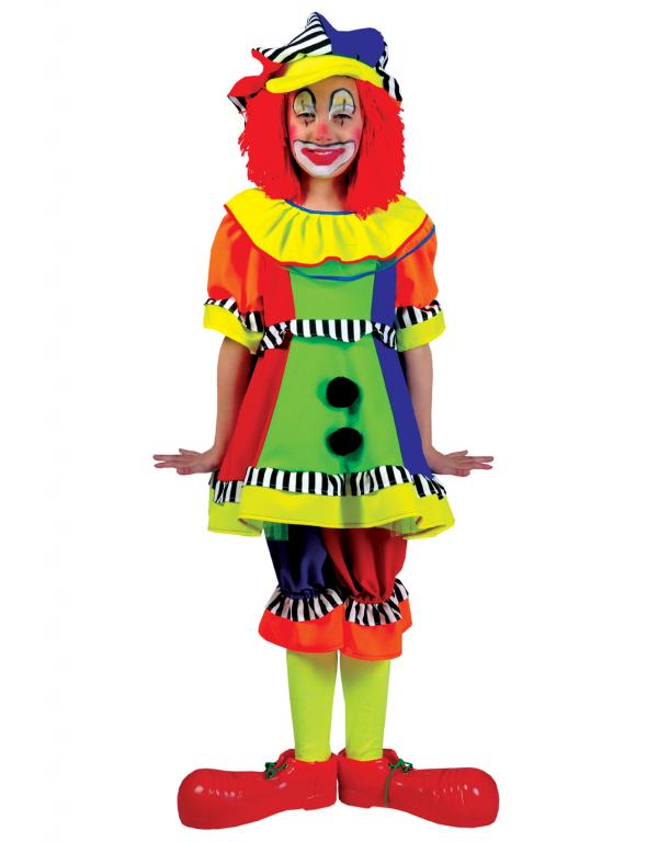 Spanky Stripes Clown Child Costume - Click Image to Close