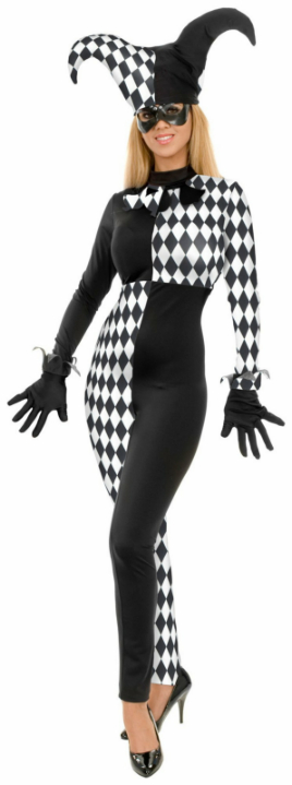 Diamond Jester Adult Costume - Click Image to Close