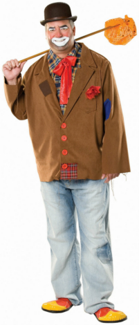 Harry the Hobo Clown Adult Plus Costume - Click Image to Close