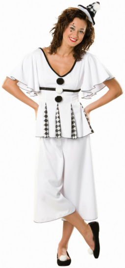 Gigi the Pierrot Adult Costume - Click Image to Close