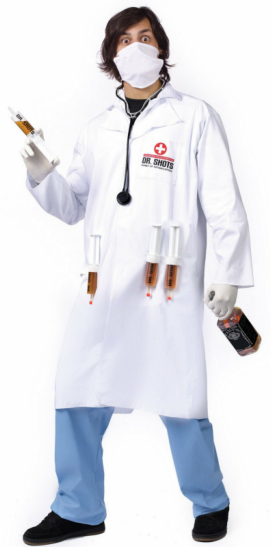 Dr. Shots Adult Costume - Click Image to Close