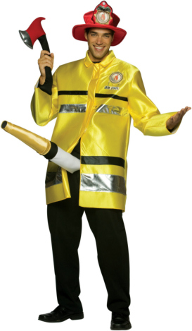 The Fire Extinguisher Adult Costume - Click Image to Close