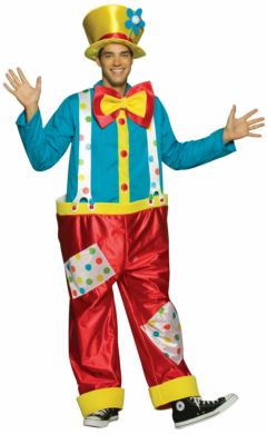 Clown (Male) Adult Circus Costume - Click Image to Close