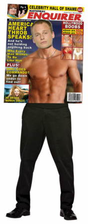 Magazine Cover - National Enquirer, Heartthrob Guy Adult Costume