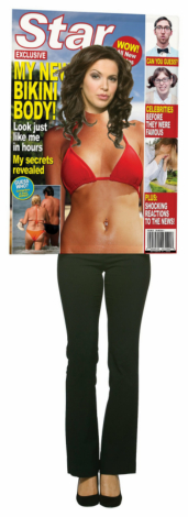 Magazine Cover - Star, Bikini Girl Adult Costume - Click Image to Close