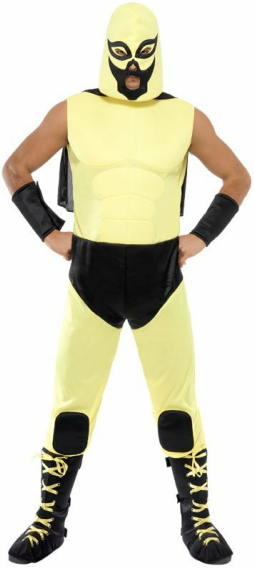 Mexican Wrestler Adult Costume - Click Image to Close