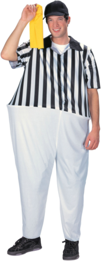 Large Referee Adult Costume - Click Image to Close