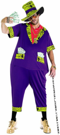 Phat Pimp Adult Costume - Click Image to Close