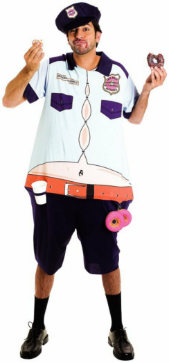 Donut Police Adult Costume - Click Image to Close