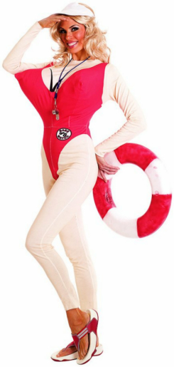 Babe Watch Adult Costume - Click Image to Close