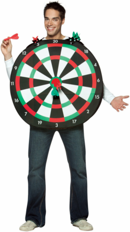 Bullseye! Dartboard Adult Costume - Click Image to Close