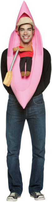 Little Man in a Canoe Adult Costume - Click Image to Close