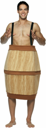 Barrel Adult Costume - Click Image to Close