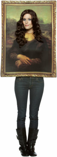 Mona Lisa Frame Adult Costume