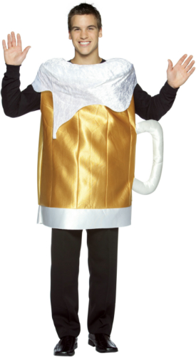 Beer Mug Adult Costume - Click Image to Close