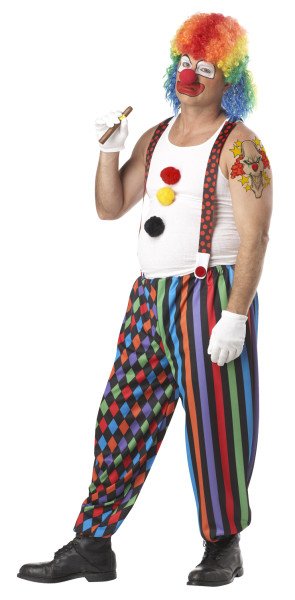 Cranky the Clown Adult Costume - Click Image to Close