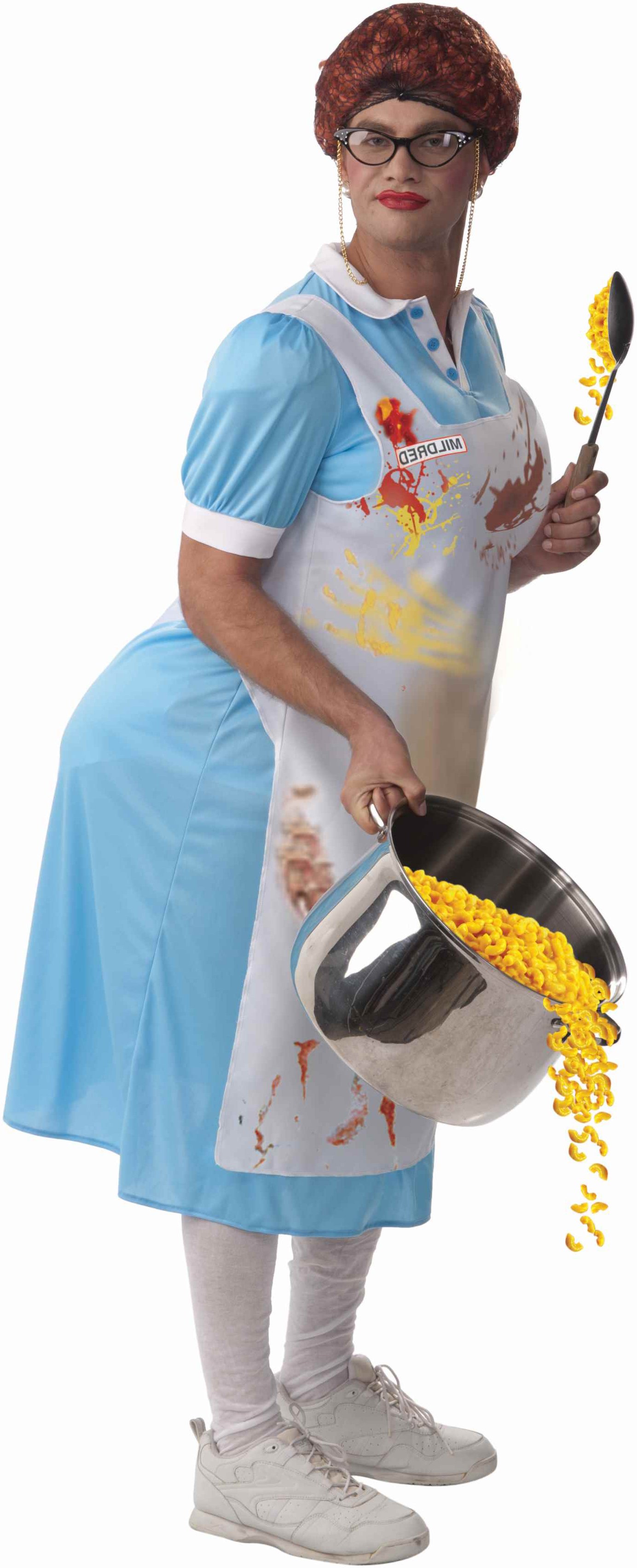 Lunch Lady Adult Costume - Click Image to Close