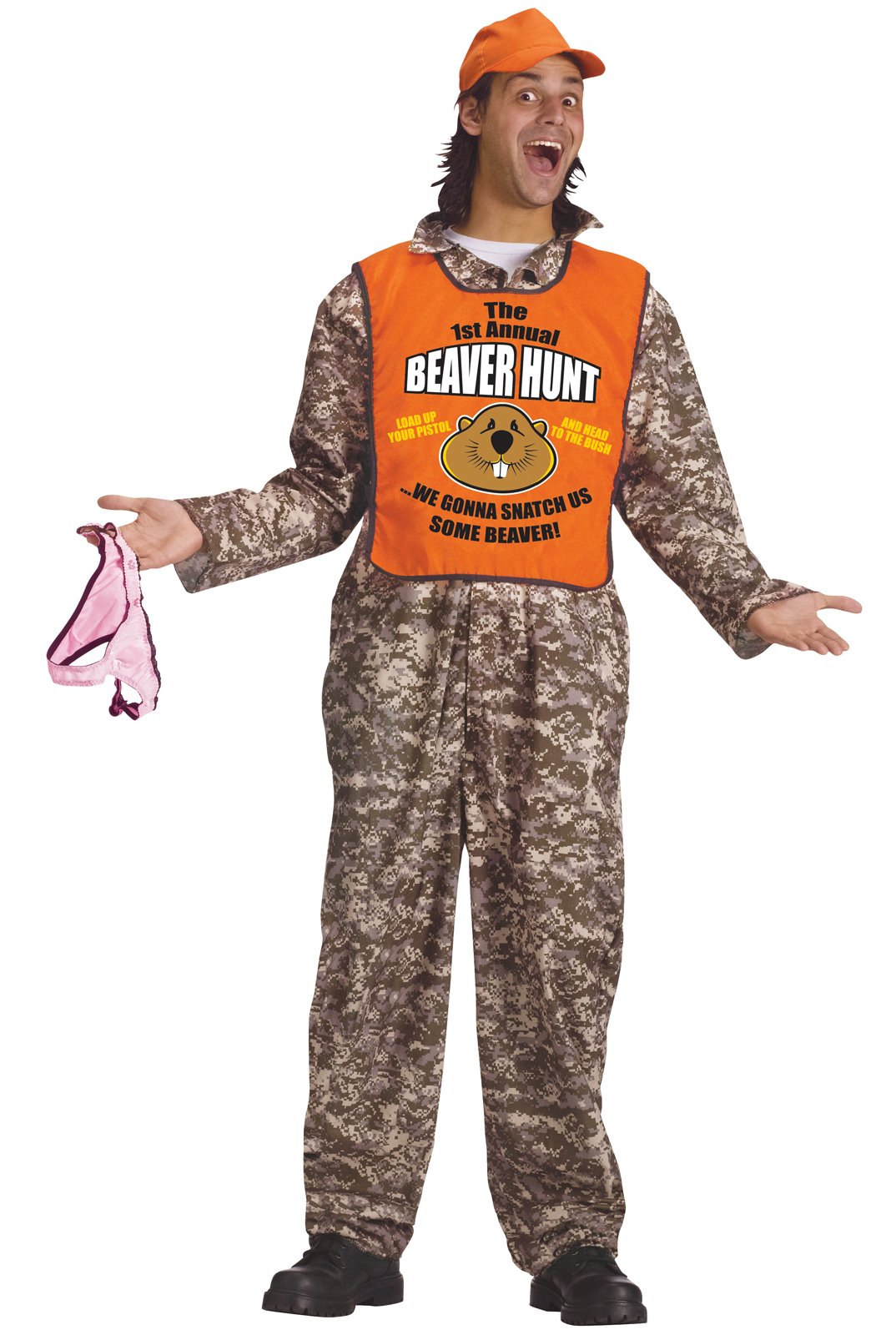 Beaver Hunter Adult Costume - Click Image to Close