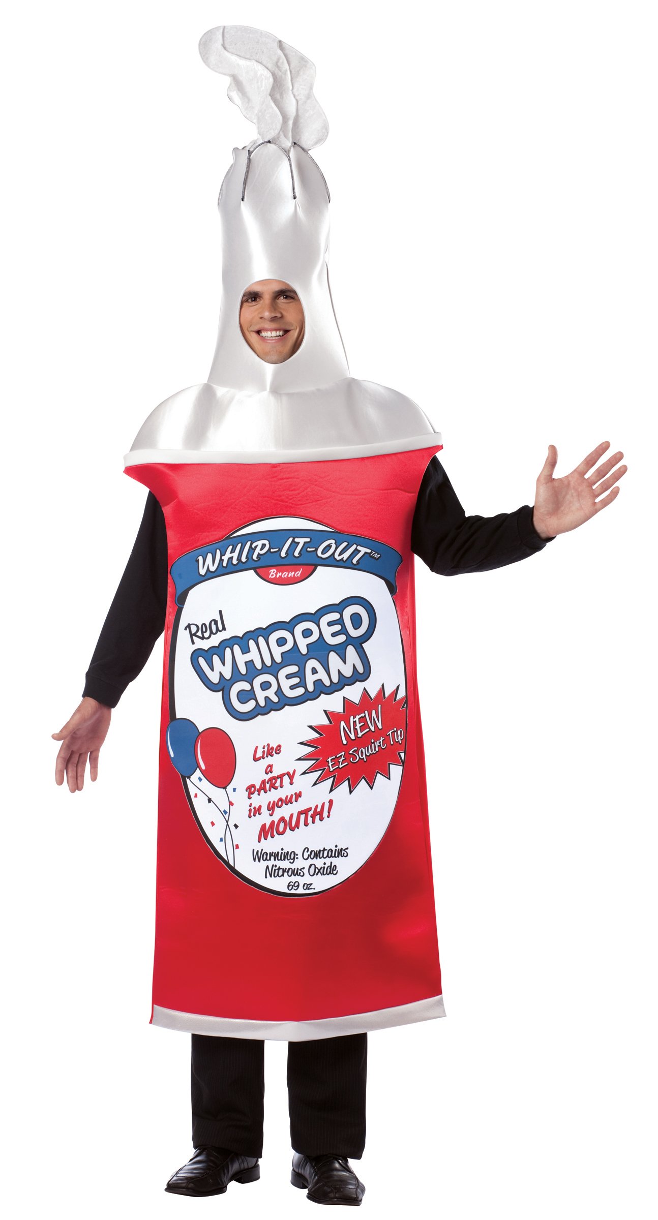 Whip-It Whipped Cream Adult Costume