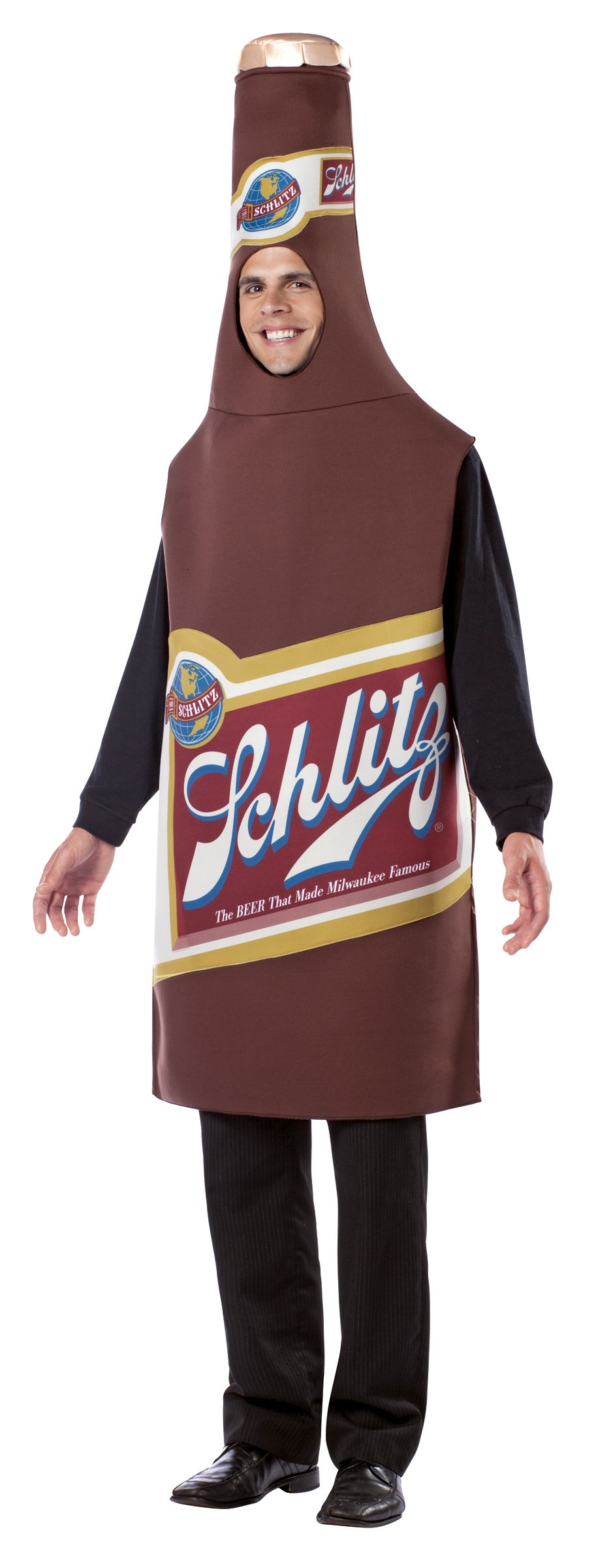 Schlitz Beer Bottle Adult Costume - Click Image to Close