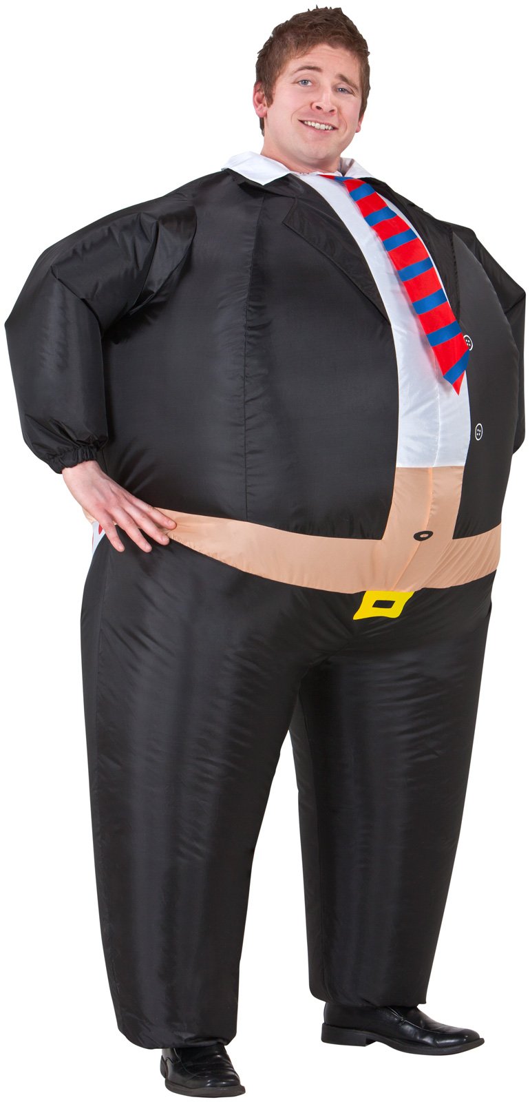 Big Boss Inflatable Belly Buster Adult Costume - Click Image to Close