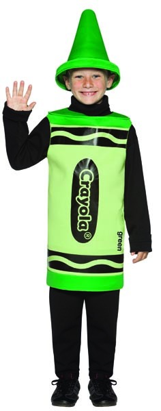 Crayola Green Crayon Costume