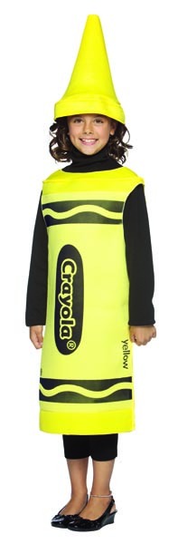 Crayola Yellow Crayon Costume