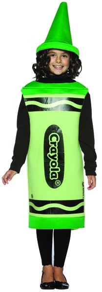 Crayola Green Crayon Costume - Click Image to Close