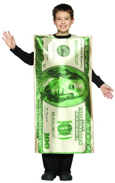 Hundred Dollar Bill Costume - Click Image to Close