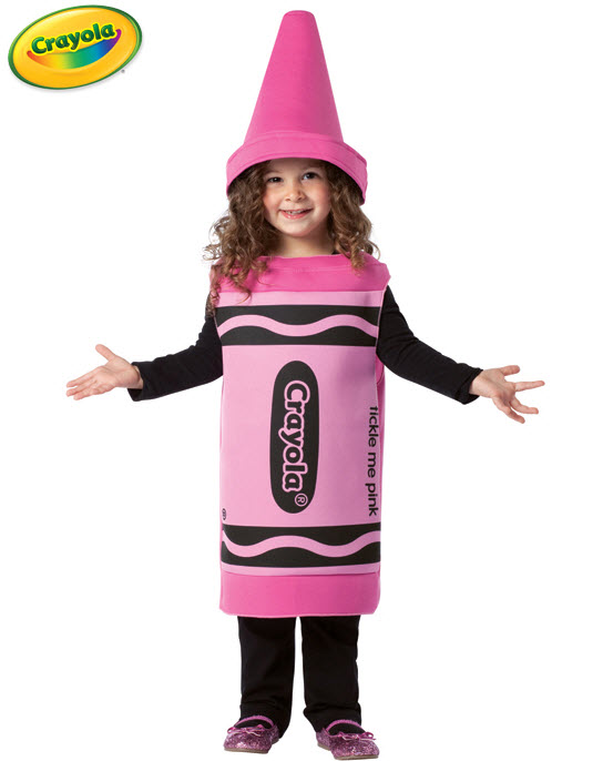 Tickle Me Pink Crayon Costume - Click Image to Close