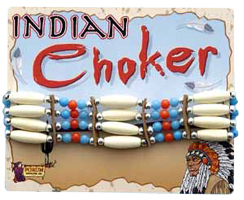 Beaded Indian Choker - Click Image to Close