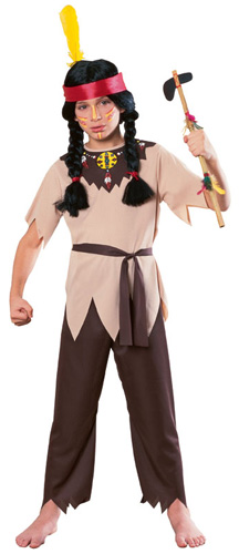 Boys Native American Warrior Costume