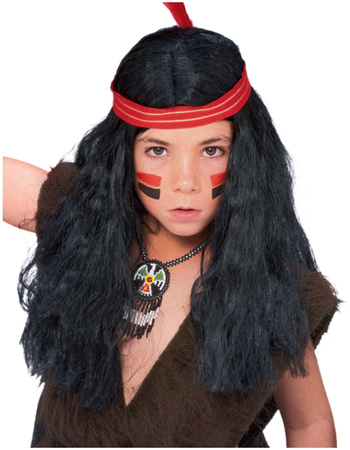 Boys Native American Wig