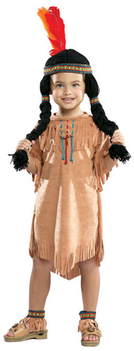 Small Indian Girl Costume - Click Image to Close