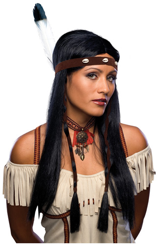 Women's Sexy Indian Wig - Click Image to Close