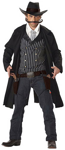 Adult Gunfighter Western Costume - Click Image to Close