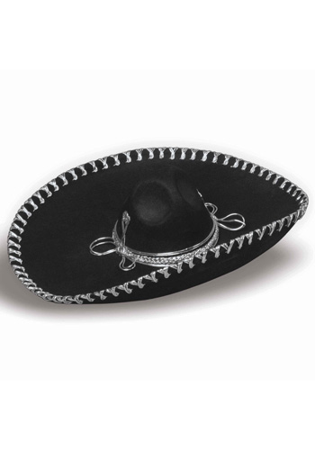 Oversized Black Sombrero