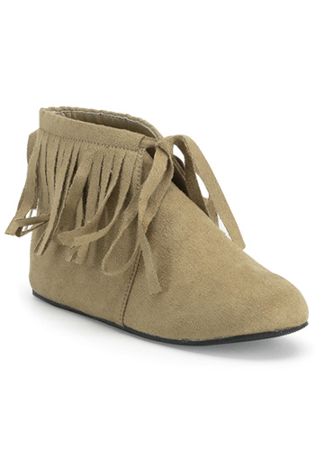 Child Fringe Indian Shoes - Click Image to Close