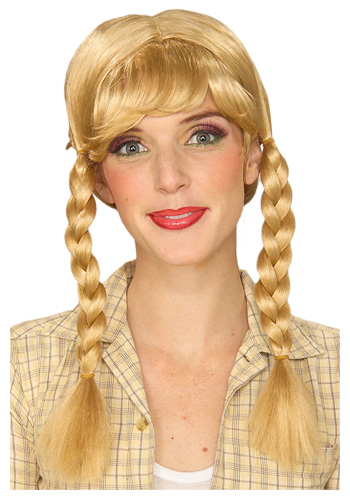 Blonde Braided Wig - Click Image to Close