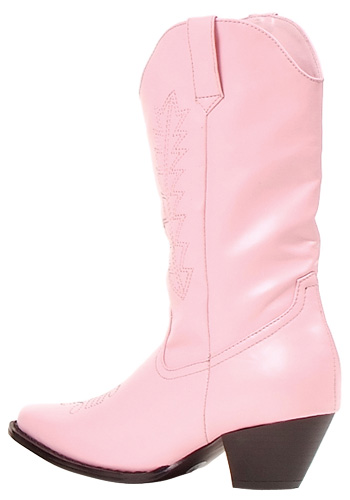 Girls Pink Cowgirl Boots - Click Image to Close