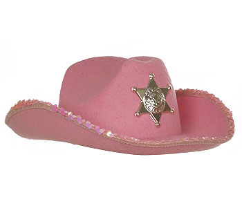 Pink Cowgirl Hat - Click Image to Close