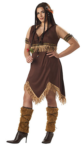 Plus Size Indian Princess Costume - Click Image to Close