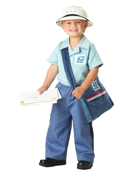 Mr Postman Costume for Toddler - Click Image to Close