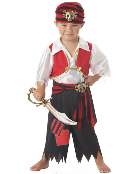 Boy Toddler Ahoy Matey Pirate Costume