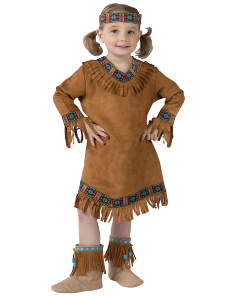 Toddler Native American Girl Costume - Click Image to Close