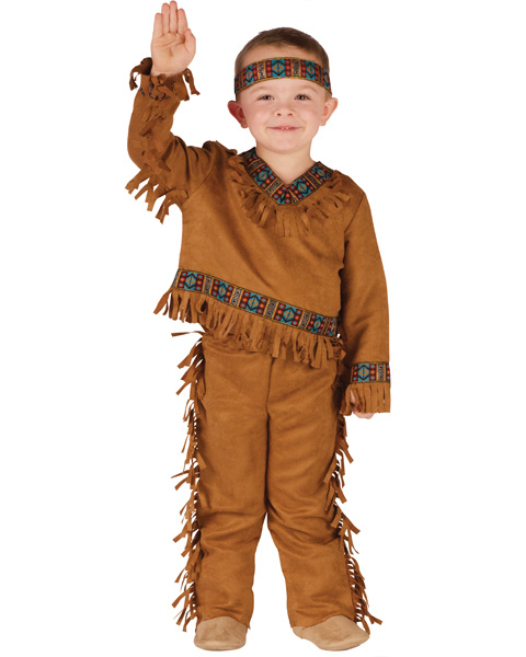 Toddlers Native American Boy Costume - Click Image to Close