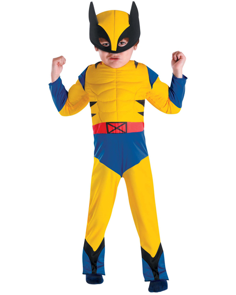 Toddler Wolverine Muscle Chest Costume