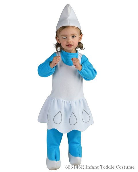 Toddler Smurfette Costume